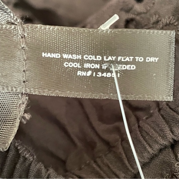 Aqua Swim Eyelet Tiered Peasant Cover Up Dress M NWT - Picture 9 of 13